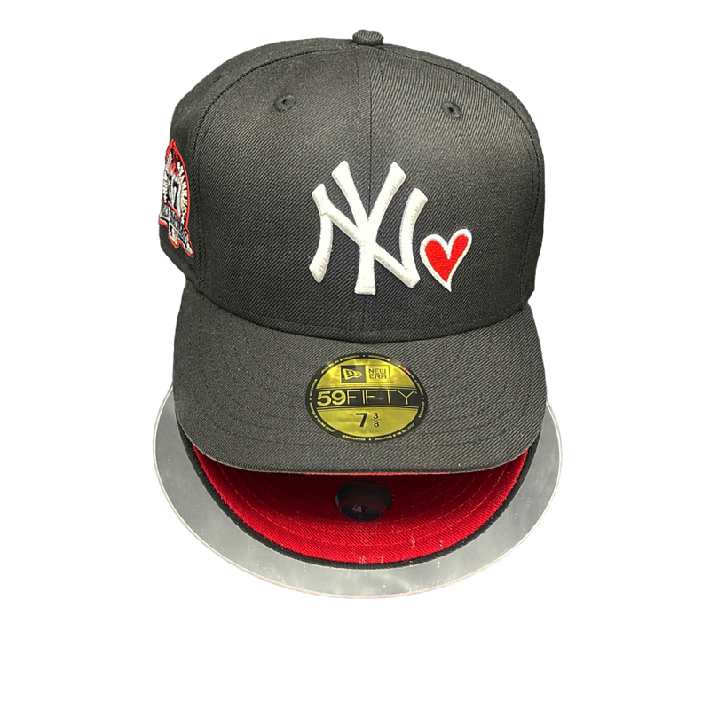 New York Yankees Black Red Heart 27TH