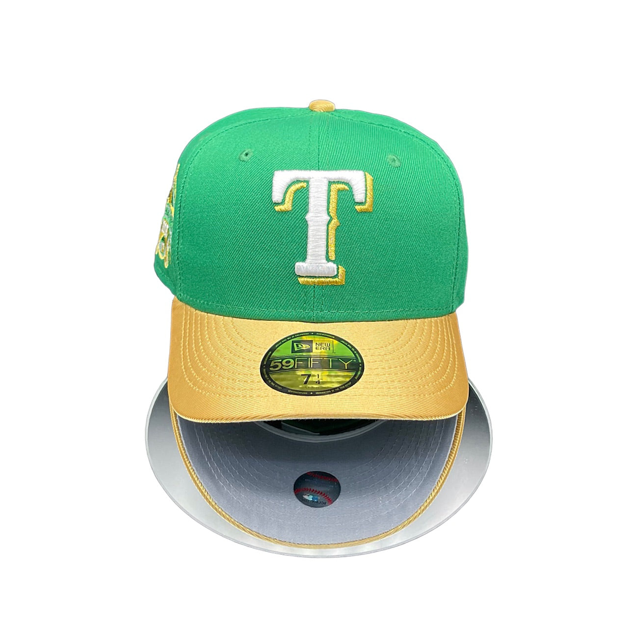 Texas Rangers Green Metallic Gold Grey UV
