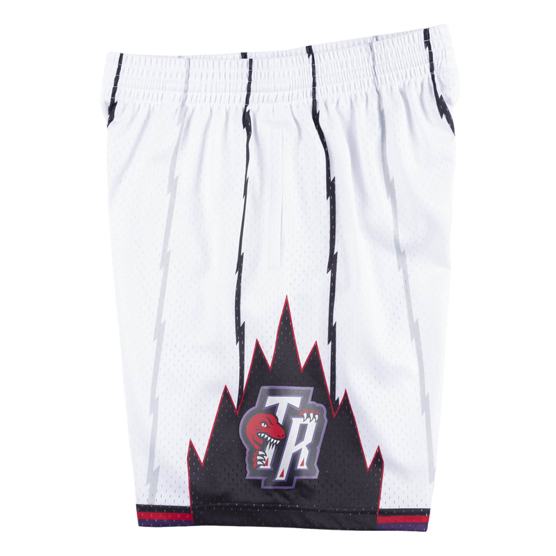 Toronto Raptors White Striped Shorts