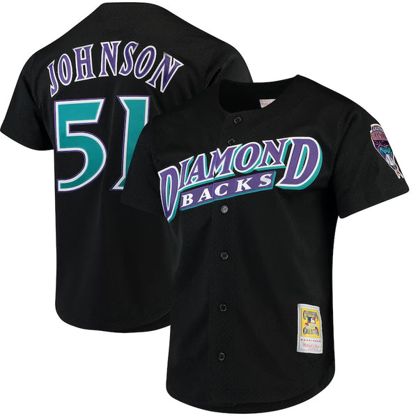 Arizona Diamondbacks Button Down Mesh Jersey 51 – CAP USA NYC