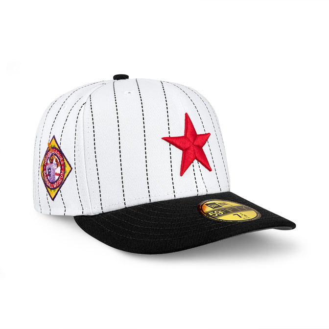 Detroit Stars White Striped X Navy NL