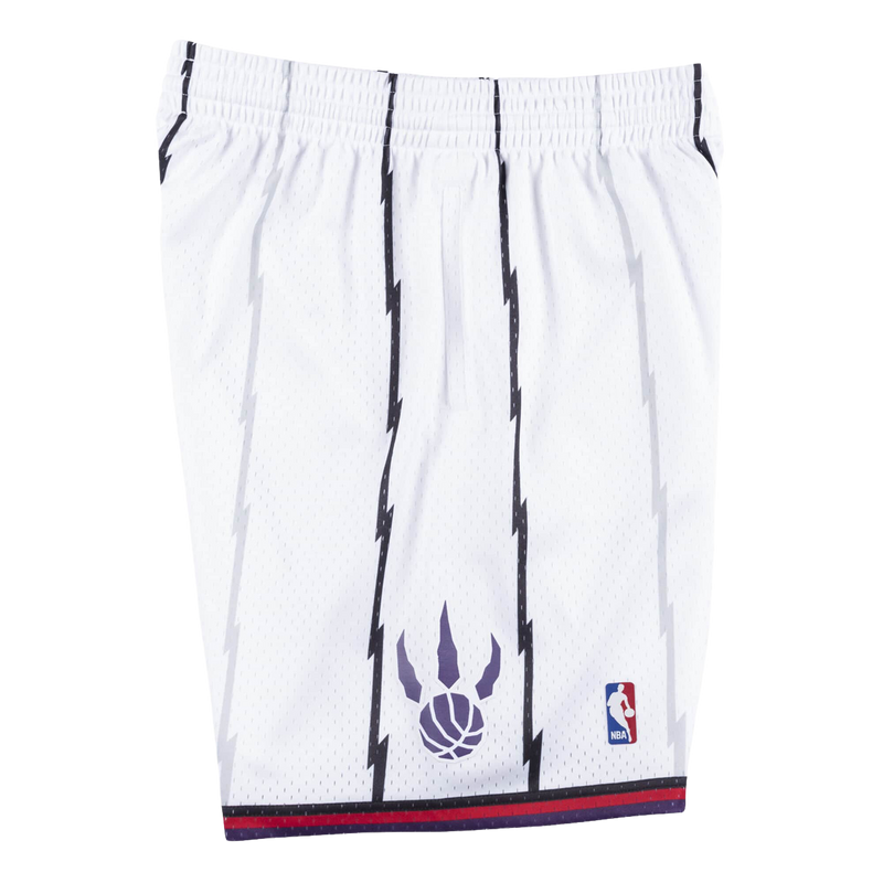 Toronto Raptors White Striped Shorts