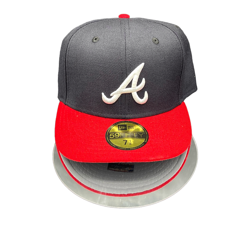 Atlanta Braves 2 Tone Navy And Red No Patch