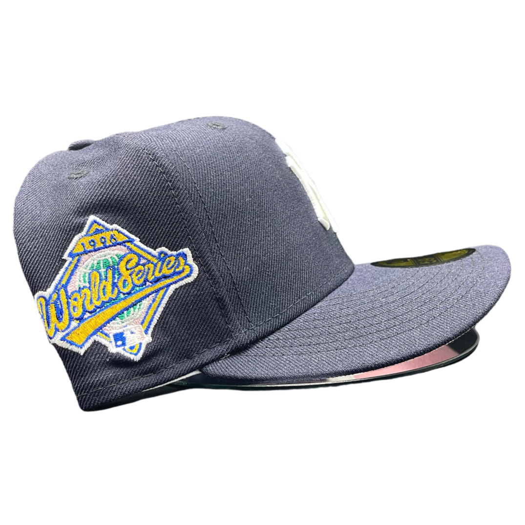 New York Yankees Navy Pink UV 1996 WS "Pink Patch"