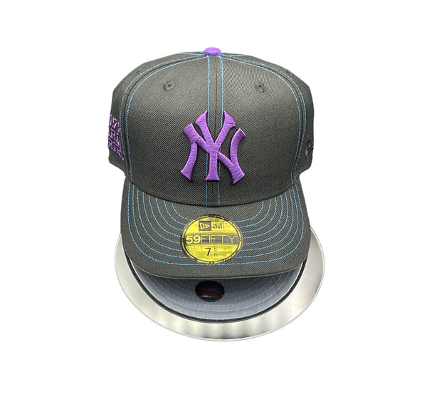 NY. YANKEES BLACK + PURPLE GREY UV