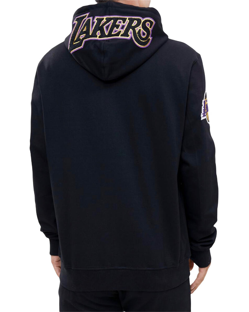 Los Angeles LAKERS BLACK ZIPPER HOODIE