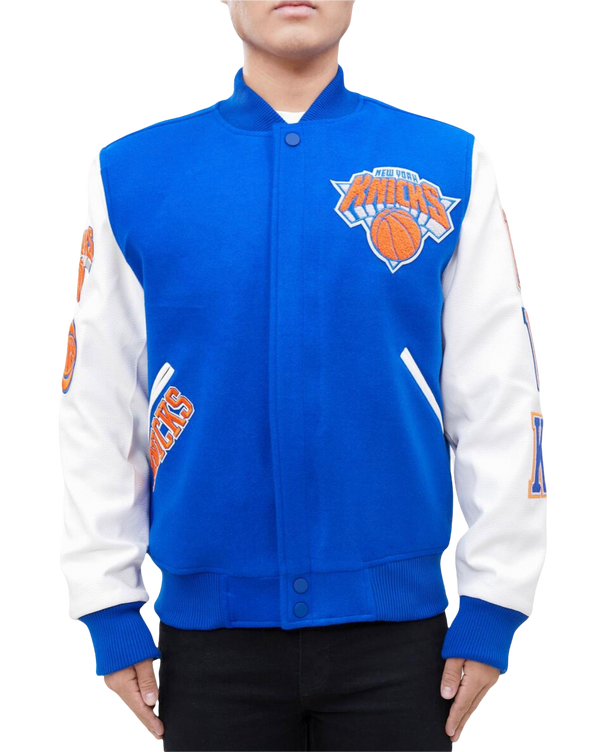 New York Knicks Royal Blue Varsity Jacket