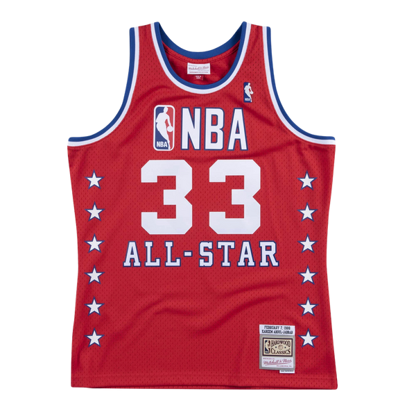 All-Star West 88 Red Kareem Abdul Jabbar Jersey