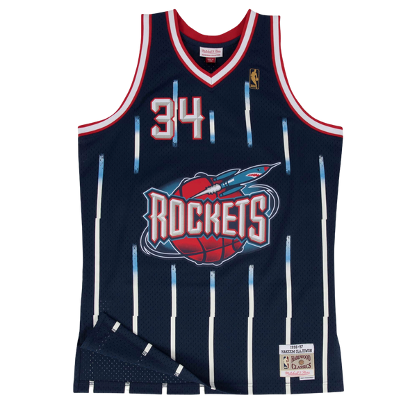 Houston Rockets RD 96-97 Navy Hakeem Jersey