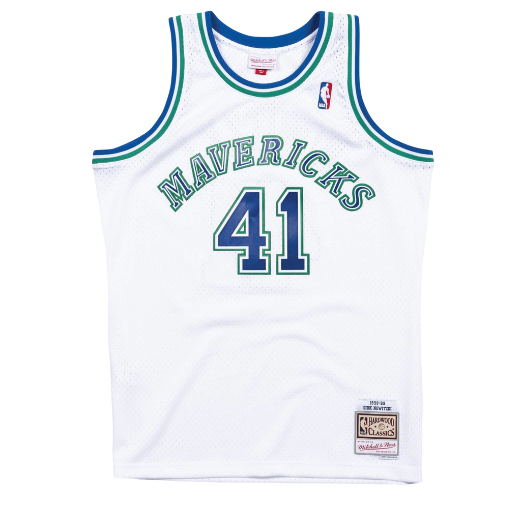 Mitchell & Ness Dirk Nowitzki fashion 1998-99 Dallas Mavericks Jersey Size Large