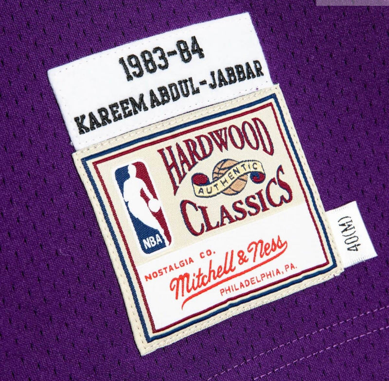 LA Lakers 83-84 Kareem Excl. jersey