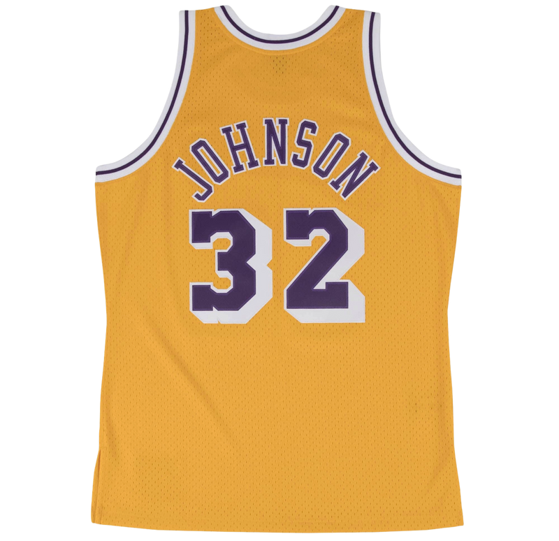 LA Lakers Home 84-85 Johnson Jersey