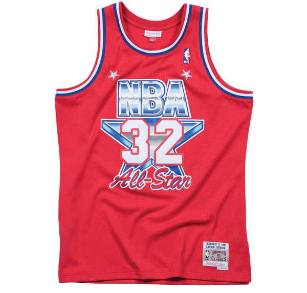 All-Star West 91 Magic Johnson Jersey