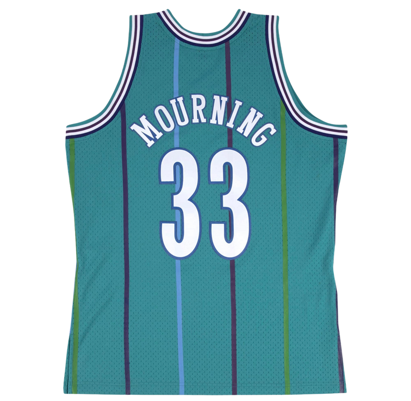 Char. Hornets 92-93 Mourning RD Jersey