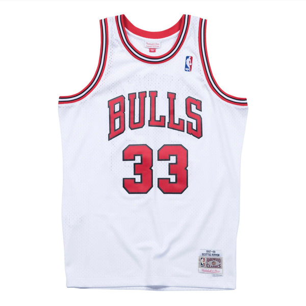 Chicago Bulls WHITE Home 97-98 Pippen Jersey