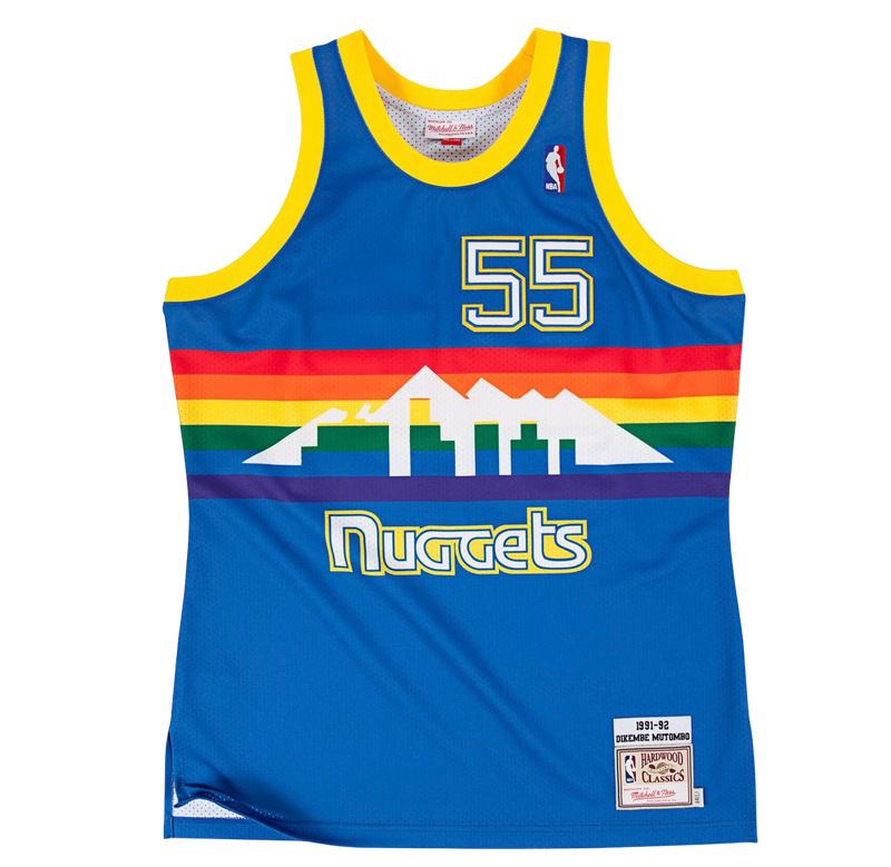 Den. Nuggets 91-92 Mutombo RD Jersey